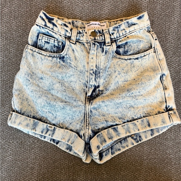 American Apparel Pants - American Apparel Acid Wash Vintage Jean Shorts Y2K